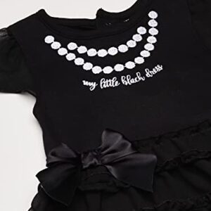 Gerber Baby Girls' Bodysuit with Tutu Skirt, Black Dress, 6-9 Months