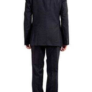 Hugo Boss "Huge6/Genius4WE Men's 100% Wool Three-Piece Suit US 40L IT 50L Blue