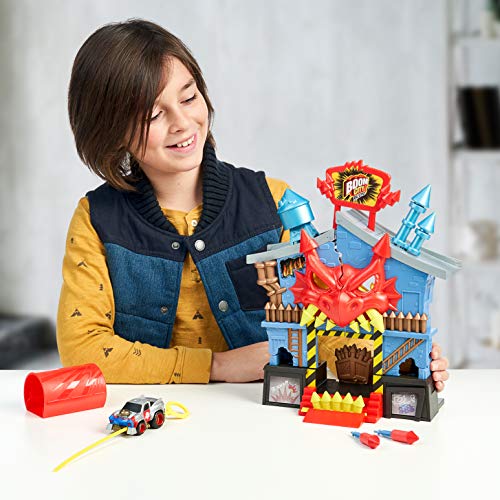 Boom City Racers - Fireworks Factory - 3 in 1 Transforming Playset - Rip, Race, Explode | Includes Exclusive Collectible Car - Thrilling Fun, Engaging Play