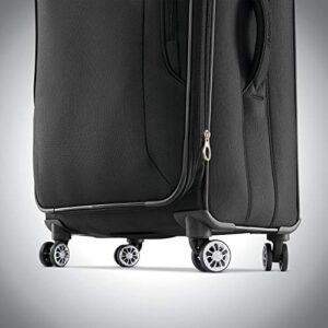 Samsonite Ascella X Softside Expandable Luggage with Spinners, Black, Checked-Large 29-Inch