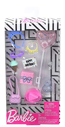 Barbie Storytelling Birthday Party Accessories Fashion Pack Playset ~ GHX36