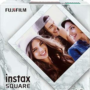 instax Square White Marble Film - 10 Exposures