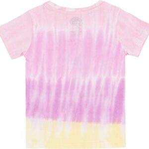 My Little Pony Girls Tie Dye T-Shirt - Rainbow Dash, Pinkie Pie, Twilight Sparkle, Apple Jack (6X-Large, Pinkie Pie)