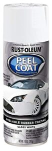 rust-oleum 339069 automotive peel spray coating, 10 oz, gloss white