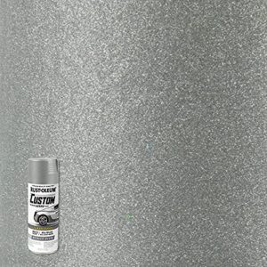 Rust-Oleum 323351 Automotive Custom Lacquer Spray Paint, 11 oz, Metallic Silver