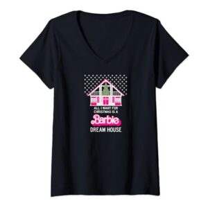 Barbie: All I Want For The Holiday V-Neck T-Shirt