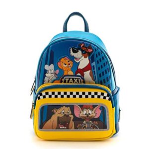 loungefly oliver and company taxi ride mini backpack