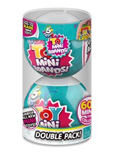 5 surprise toy mini brands series 1 by zuru (2 pack) toys mystery capsule real miniature brands collectibles amazon exclusive (series 1)