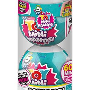 5 Surprise Toy Mini Brands Series 1 by ZURU (2 Pack) Toys Mystery Capsule Real Miniature Brands Collectibles Amazon Exclusive (Series 1)