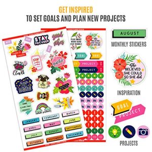 Mirida Planner Stickers – 1867 Daily Icons and Inspirational Stickers for Adults Calendar, Classic Pack for Budget, Work, and Holidays