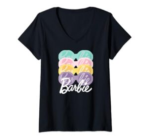 barbie glasses v-neck t-shirt