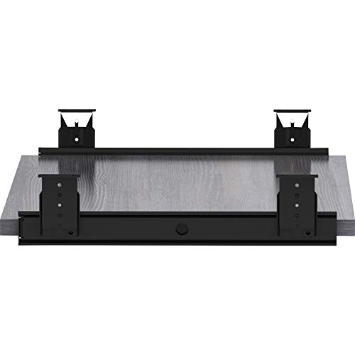 Lorell Essential Keyboard Tray, 26" x 0.8" x 15.4", Charcoal