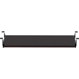 Lorell Essentials Keyboard Tray, 26" x 15" x .08", Espresso