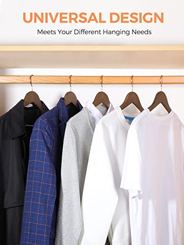 Smartor Wooden Hangers 20 Pack, Sturdy Coat Hangers for Closet, Quality Non Slip Hangers, Premium Heavy Duty Hangers, Durable Coat Hanger, Pants Hanger, Suit Hangers, with 360° Rotating Hook, Walnut