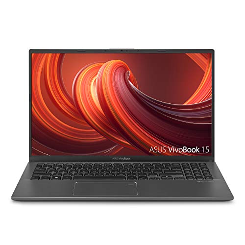 ASUS VivoBook 15 Thin & Light Laptop, 15.6” FHD Display, AMD Quad Core R7-3700U CPU, 8GB DDR4 RAM, 512GB PCIe SSD, AMD Radeon Vega 10 Graphics, Fingerprint, Windows 10 Home, Slate Gray, F512DA-NH77