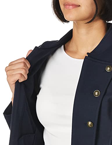 Tommy Hilfiger Women's Casual Band Jacket, Fall Fashion, Sky CAPT, Small