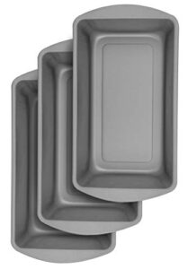 g & s metal products company baker eze large loaf pan, set of 3, be360-4