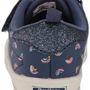 OshKosh B'Gosh girls Garland Sneaker, Navy, 4 Toddler US