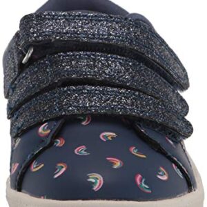 OshKosh B'Gosh girls Garland Sneaker, Navy, 4 Toddler US