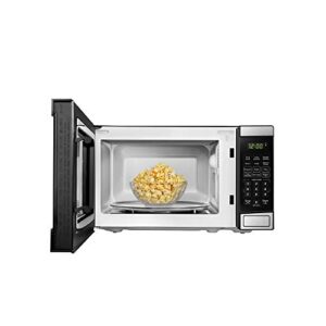 Danby DBMW0721BBS Countertop Microwave, Stainless Steel