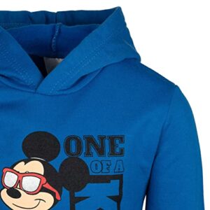 Disney Mickey Mouse Toddler Boys Fleece Pullover Hoodie Blue 2T