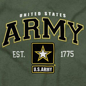 Brisco Brands US Army Pride United States Military Hoodie Sweatshirt Women Men