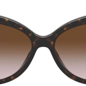 Michael Kors Woman Sunglasses Dark Tortoise Frame, Brown Gradient Lenses, 56MM