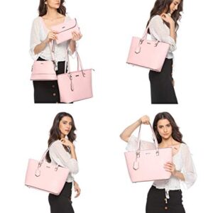 Women Fashion Handbags Wallet Tote Bag Shoulder Bag Top Handle Satchel Purse Set 4pcs