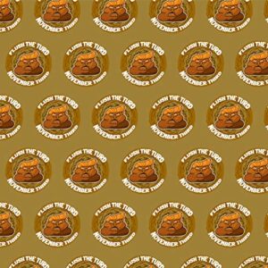 GRAPHICS & MORE Flush the Turd November 3rd Gift Wrap Wrapping Paper Rolls