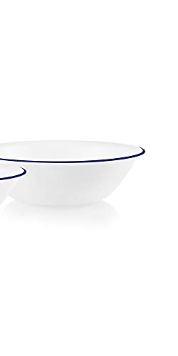 Corelle Style Chip Resistant 1qt (0.95L) Rimmed Bowl Blue 2-Pack