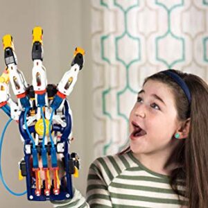 Thames & Kosmos Mega Cyborg Hand STEM Experiment Kit | Build Your Own GIANT Hydraulic Hand | Amazing Gripping Capabilities | Adjustable for Different Hand Sizes | Learn Hydraulic & Pneumatic Systems