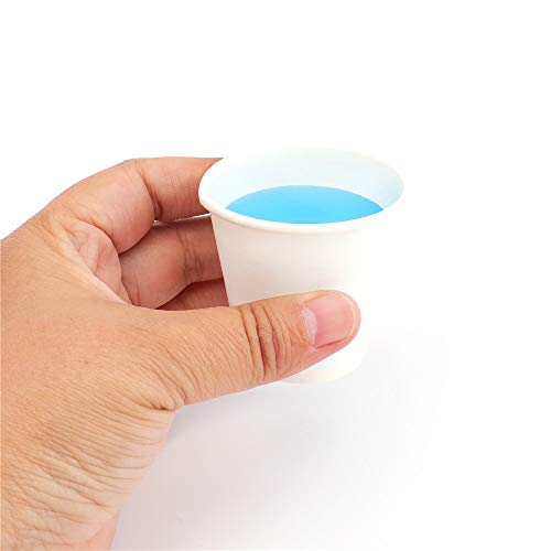 Nicunom 400 Count White Paper Bath Cups, 2 oz Small Paper Disposable Bathroom, Espresso, Mouthwash Cups, Disposable Paper Cups for Coffee, Water, Tea, Juice