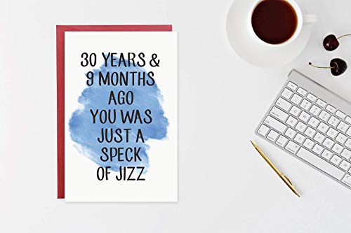 Funny 30th Birthday Card,30 Years Birthday Cards