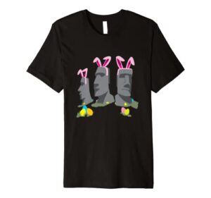 easter island tee funny holiday graphic heads premium t-shirt
