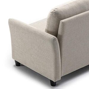 ZINUS Ricardo Sofa Couch / Tufted Cushions / Easy, Tool-Free Assembly, Beige