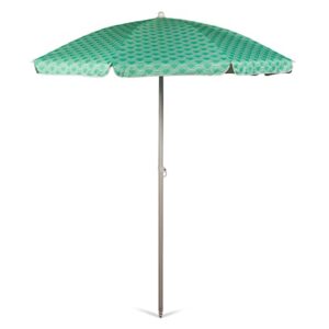 oniva outdoor canopy sunshade beach umbrella 5.5', small patio umbrella, beach chair umbrella, (mermaid teal)