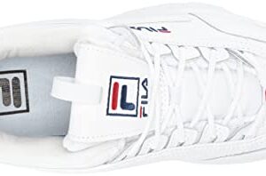 Fila Men's Disruptor II No-Sew Sneakers White/Navy/Red 11