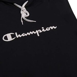 Champion Big and Tall Sleeveless Hoodies for Men – Mens Popover Workout Hoodies Black