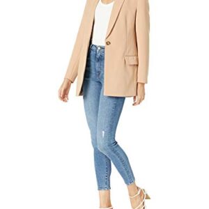 The Drop Women's Blake Long Blazer, Praline, 3X