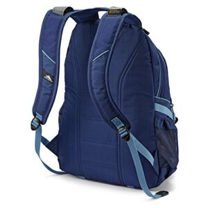 High Sierra Loop Backpack, Travel, or Work Bookbag with tablet sleeve, One Size, True Navy/Graphite Blue