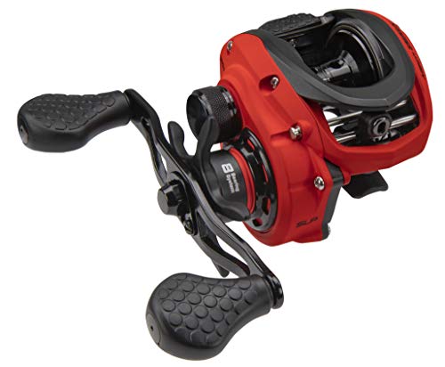 Lew's Mach Smash SLP 7.5:1 Right Hand Baitcast Reel, Red