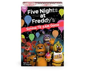 funko five nights at freddy's - survive 'til 6am game, 2 players