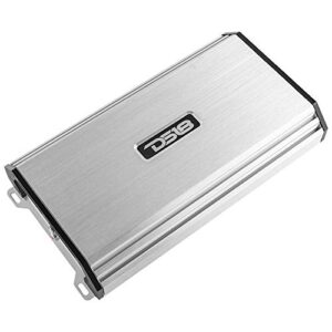 DS18 S-1600.2/SL Car Audio Amplifier – 2 Channel, Full Range, Class AB, 1600 Watts (Silver)