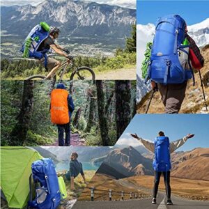 HOMIEE 50L Hiking Backpack Travel Bag Waterproof Camping Climbing Daypack Outdoor Sports Rucksack Backpacks with Rain Cover