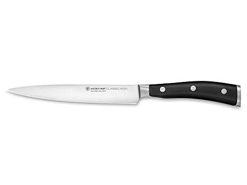 Wüsthof Classic IKON 6" Utility Knife, Black