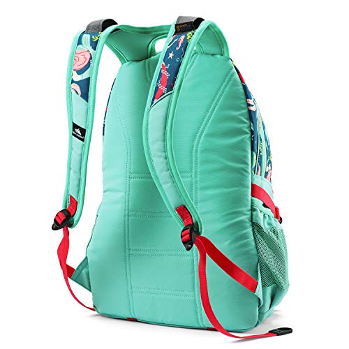 High Sierra Loop-Backpack, Travel, or Work Bookbag with tablet-sleeve, Mermaid, One Size