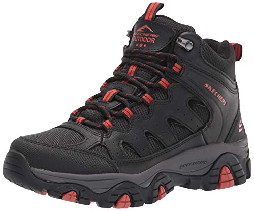 Skechers mens Hiking Boot, Black, 11.5 US