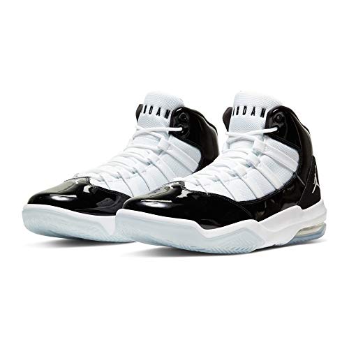 Nike Air Jordan Max Aura Mens Basketball Trainers AQ9084 Sneakers Shoes (UK 7 US 8 EU 41, Black White 011)