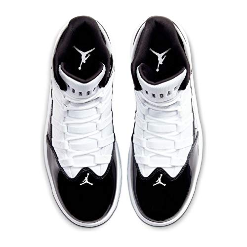 Nike Air Jordan Max Aura Mens Basketball Trainers AQ9084 Sneakers Shoes (UK 7 US 8 EU 41, Black White 011)