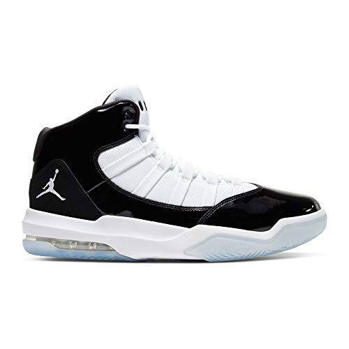 Nike Air Jordan Max Aura Mens Basketball Trainers AQ9084 Sneakers Shoes (UK 7 US 8 EU 41, Black White 011)